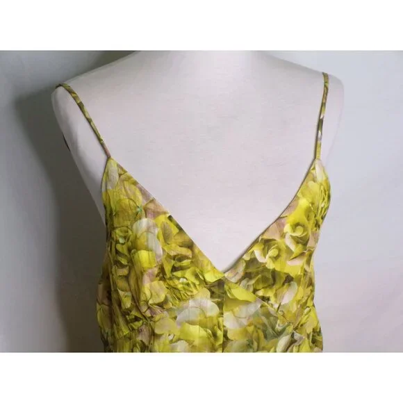 🆕BAUM UND PFERDGARTEN Abiella Spaghetti Strap Maxi Dress Yellow EU 38, US 8 - Picture 7 of 11
